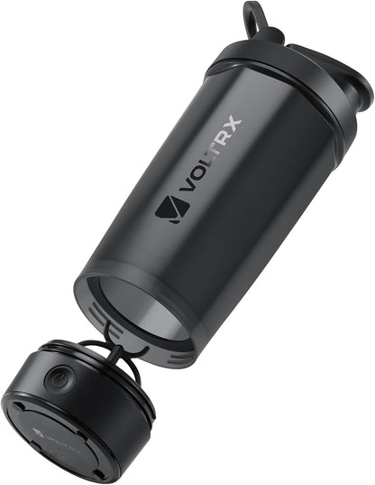 Revolutionary VOLTRX Merger USB C Rechargeable Electric Protein Shaker Bottle - 24oz, BPA Free, Perfect for Smooth Protein and Meal Replacement Shakes