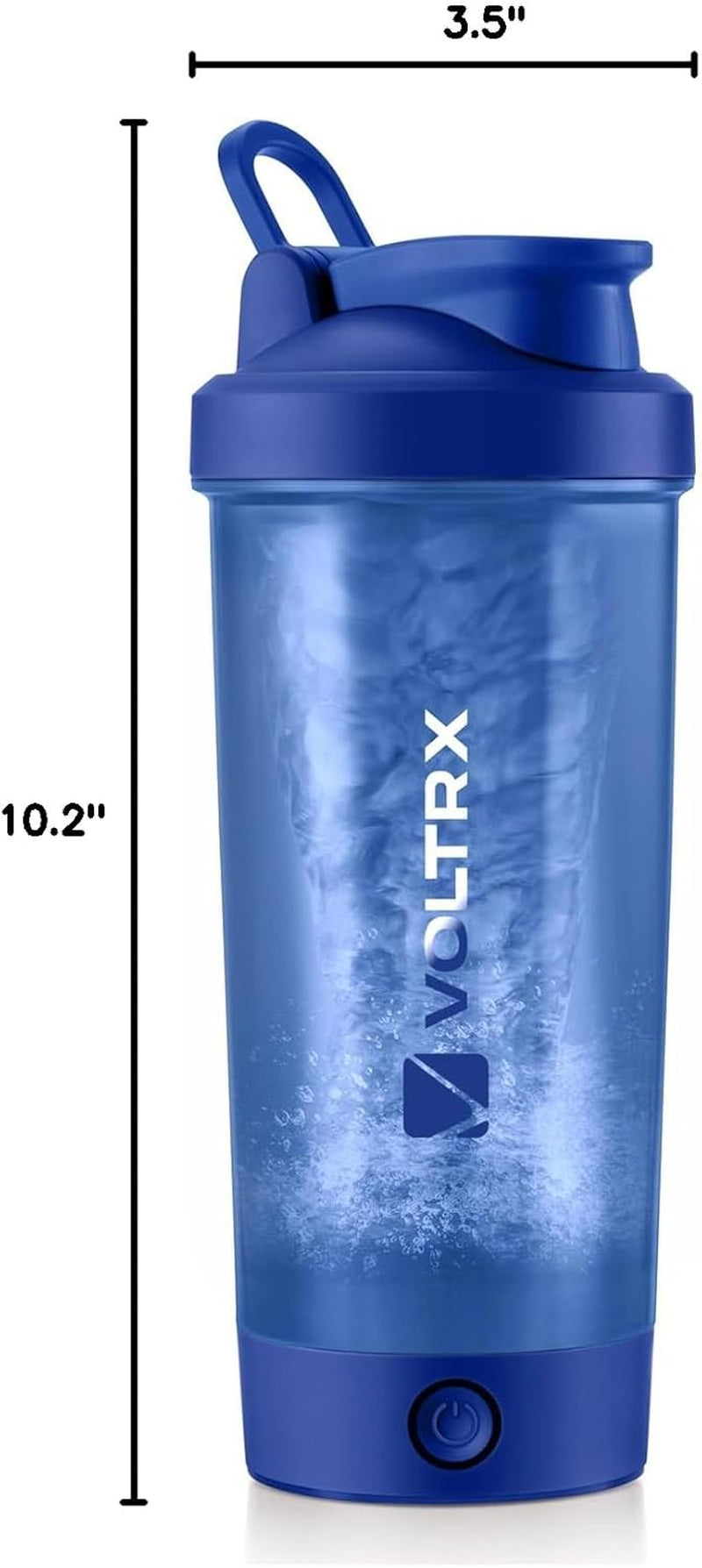 Revolutionary VOLTRX Merger USB C Rechargeable Electric Protein Shaker Bottle - 24oz, BPA Free, Perfect for Smooth Protein and Meal Replacement Shakes